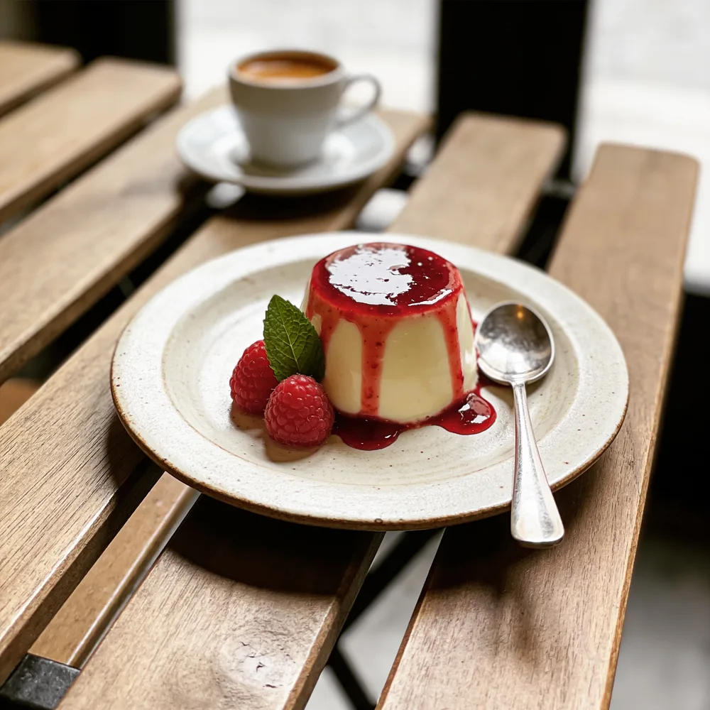 Panna cotta ai frutti rossi