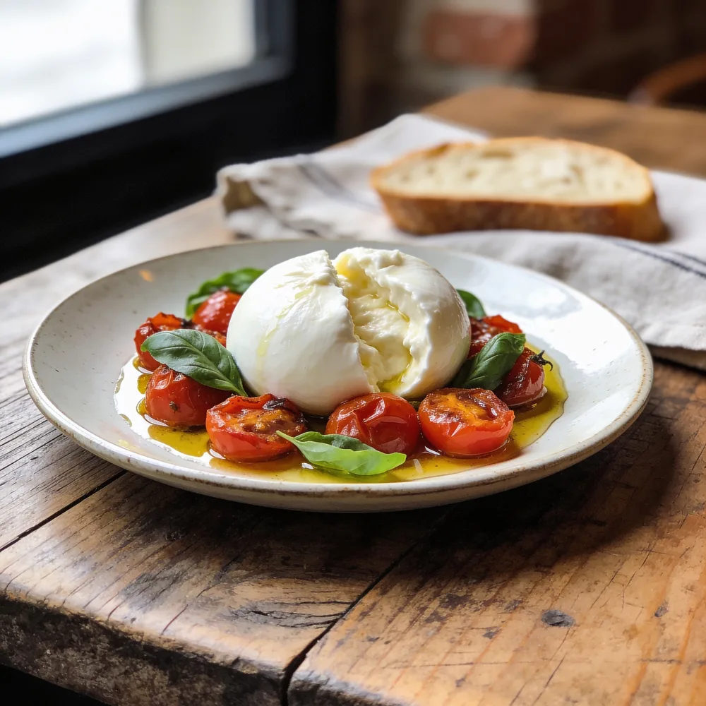 Burrata con pomodorini